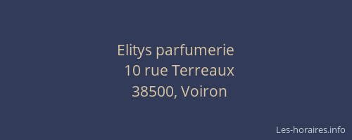 Elitys parfumerie