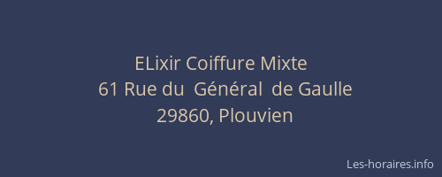 ELixir Coiffure Mixte