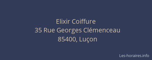 Elixir Coiffure