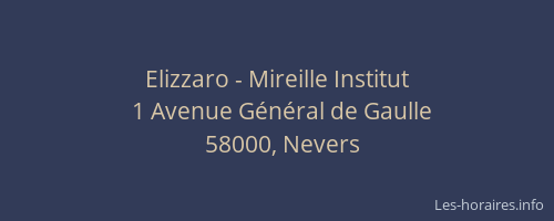 Elizzaro - Mireille Institut