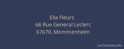 Ella Fleurs