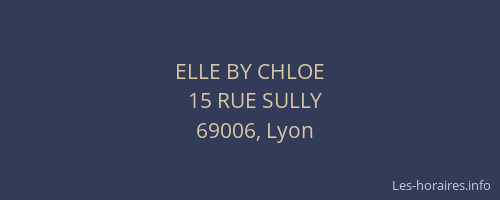 ELLE BY CHLOE