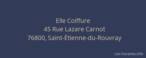 Elle Coiffure