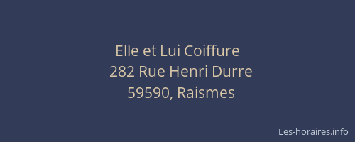 Elle et Lui Coiffure