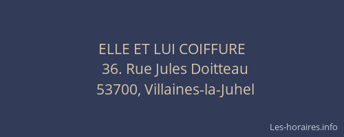 ELLE ET LUI COIFFURE