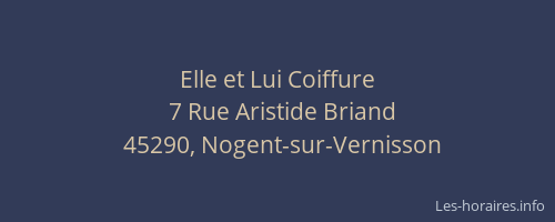 Elle et Lui Coiffure