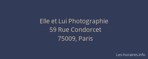 Elle et Lui Photographie