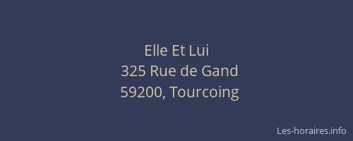Elle Et Lui
