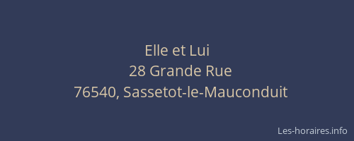 Elle et Lui