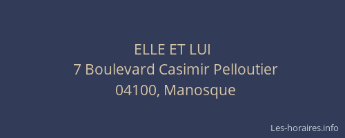 ELLE ET LUI