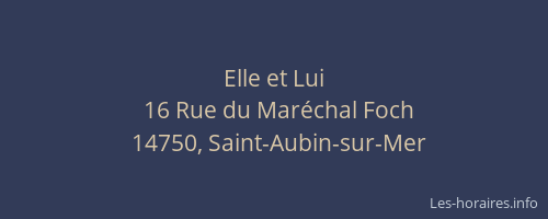 Elle et Lui