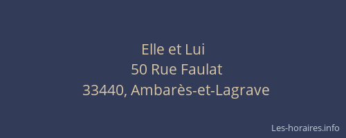 Elle et Lui