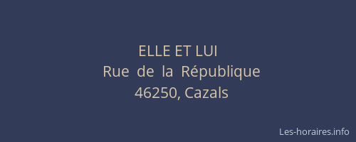 ELLE ET LUI