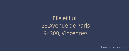 Elle et Lui