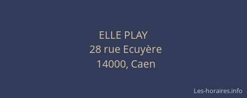 ELLE PLAY
