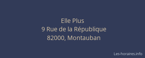 Elle Plus