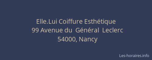 Elle.Lui Coiffure Esthétique