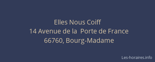 Elles Nous Coiff