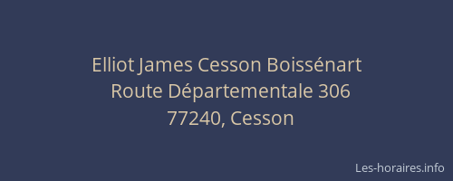 Elliot James Cesson Boissénart