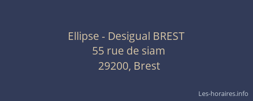 Ellipse - Desigual BREST
