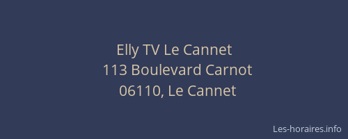 Elly TV Le Cannet