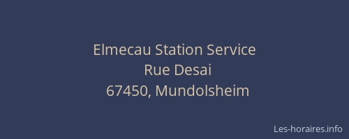 Elmecau Station Service