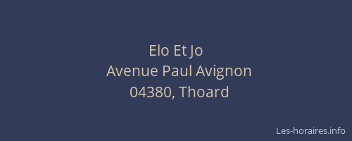 Elo Et Jo