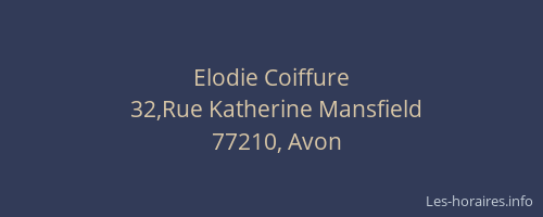 Elodie Coiffure