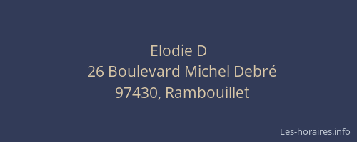 Elodie D