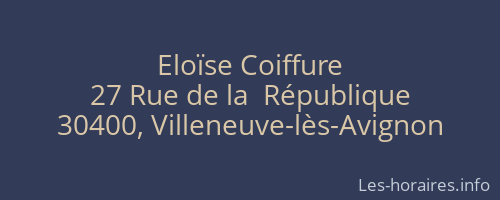 Eloïse Coiffure