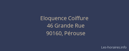 Eloquence Coiffure