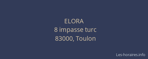 ELORA