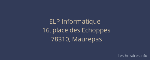ELP Informatique