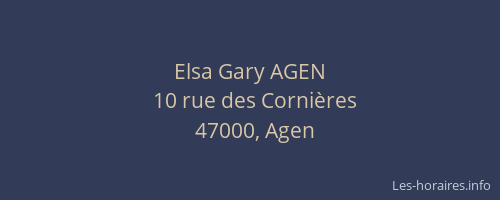 Elsa Gary AGEN