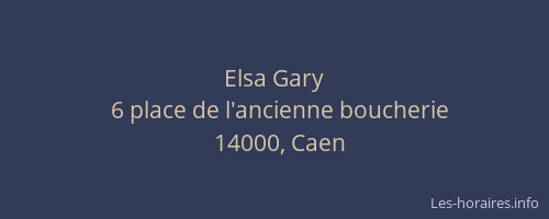 Elsa Gary