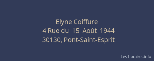 Elyne Coiffure