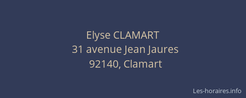 Elyse CLAMART