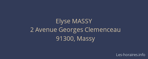Elyse MASSY