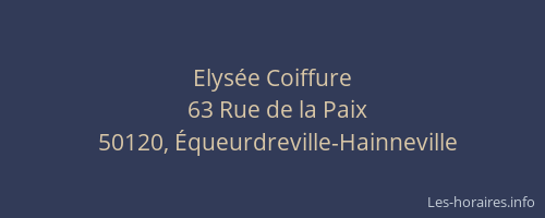 Elys&eacute;e Coiffure