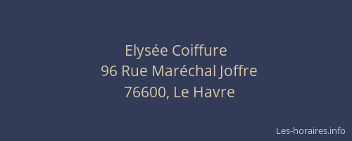 Elysée Coiffure