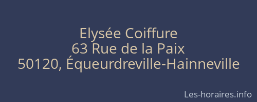 Elysée Coiffure