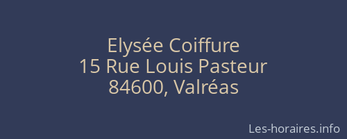 Elysée Coiffure