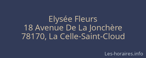 Elysée Fleurs