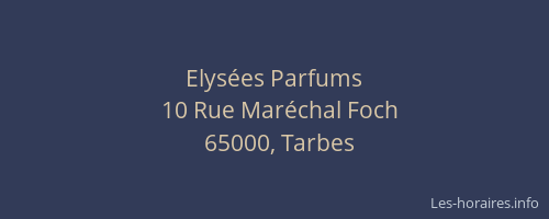 Elysées Parfums