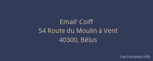 Emali' Coiff