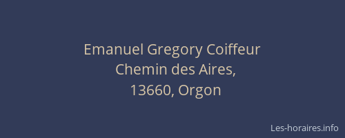 Emanuel Gregory Coiffeur