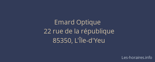 Emard Optique
