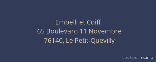 Embelli et Coiff
