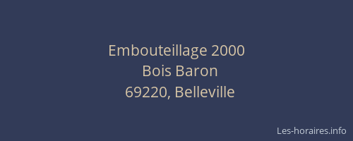 Embouteillage 2000