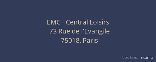EMC - Central Loisirs